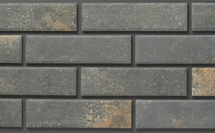 Термопанель угловая на пенополистироле (ППС) 40 мм с клинкерной плиткой BestPoint Exclusive Metal Dark