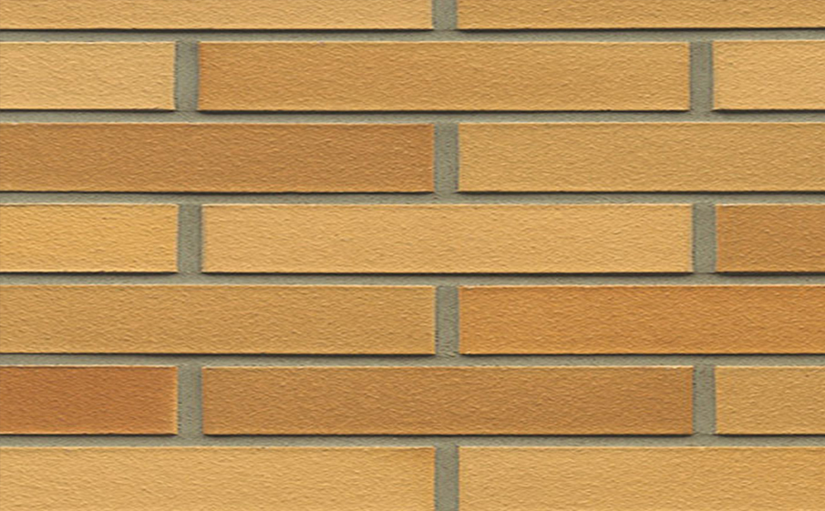 Кирпич клинкерный Muhr 01 EG Niederlausitzer Gelb Edelglanz гладкий, 290*90*40 мм