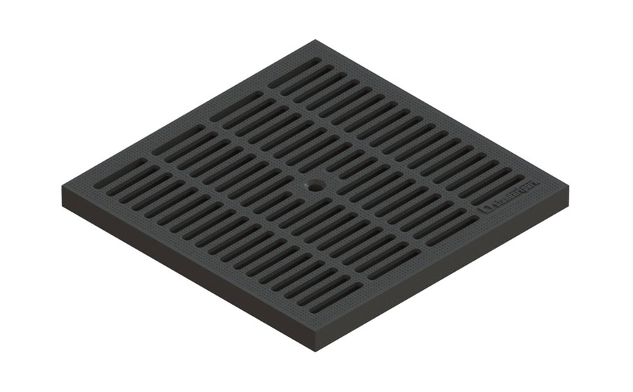 Решетка пластиковая Standartpark PolyMax Basic РВ-28.28-ПП к дождеприемнику 300*300 мм