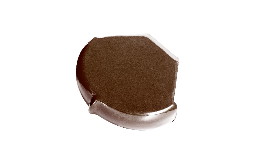 Коньковая заглушка конечная Koramic №11 Dark Brown Engobe
