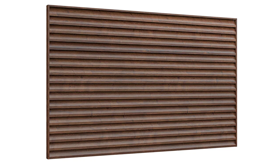 Забор-жалюзи Aquasystem Printech, Classic, Канадский дуб, фактурная