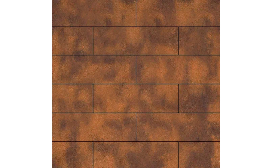 Плитка тротуарная SteinRus Гранада Б.7.П.8 гладкая, ColorMix Маренго, 600*200*80 мм