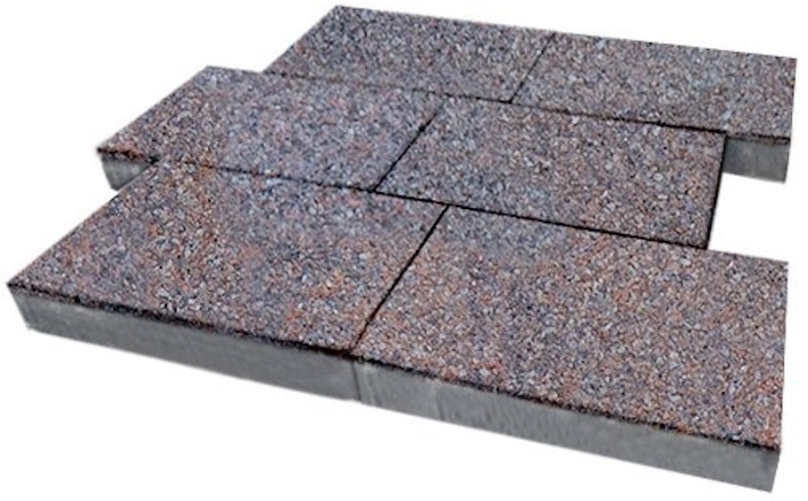 Плитка тротуарная SteinRus Парк Плейс Б.3.П.8, Backwash, Рица, 600*300*80 мм