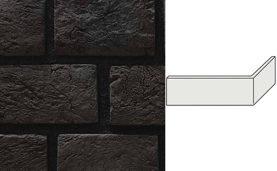Угловой декоративный кирпич Redstone Кронштадт KR-75/U, 230*105*66 мм