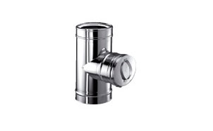 Тройник с прочисткой Schiedel ICS 25 T200 PI короткий, D 150/200 мм