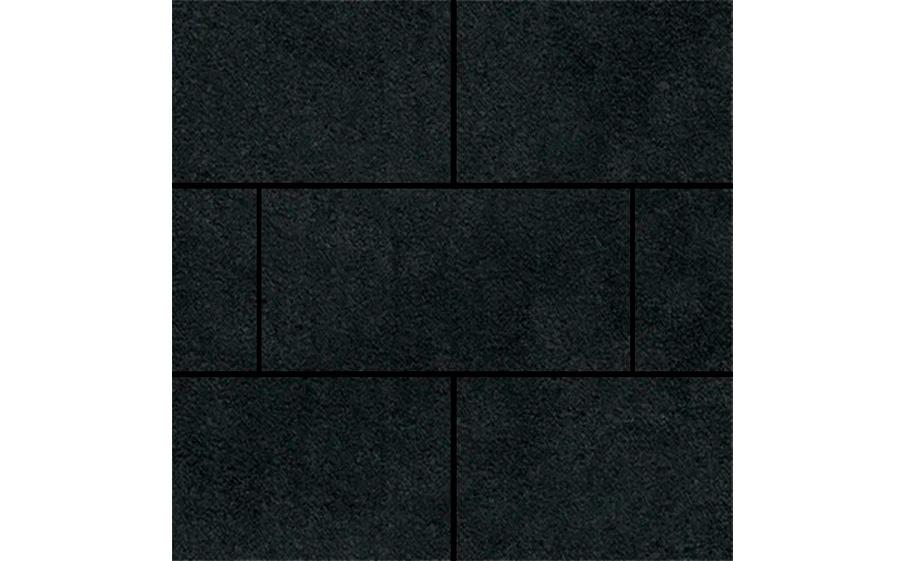 Плитка тротуарная SteinRus, Парк Плейс Б.3.П.6, Native, черный, 600*300*60 мм