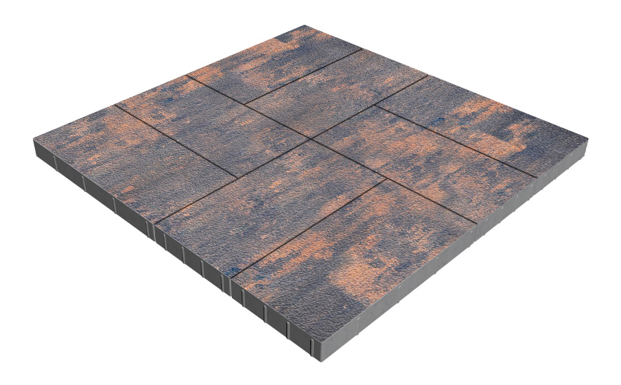 Плитка тротуарная SteinRus Парк Плейс Б.3.П.6, Native, Айвори, 600*300*60 мм