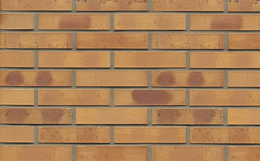 Кирпич клинкерный Westerwaelder Klinker Nr 06K Hellbraun-bunt Kohle, 240*115*52 мм