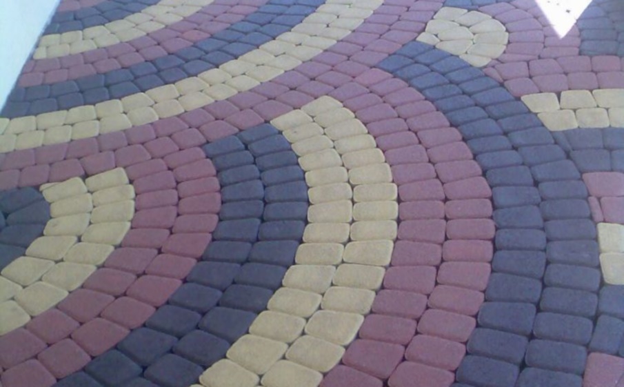 Плитка тротуарная Классико Б.2.КО.6 стандарт гладкий черный, комплект 3 шт, толщина 60 мм
