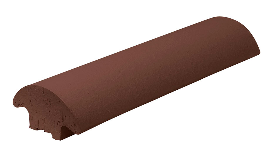 Клинкерный заборный элемент King Klinker 03 Natural brown, 79*250*42 мм