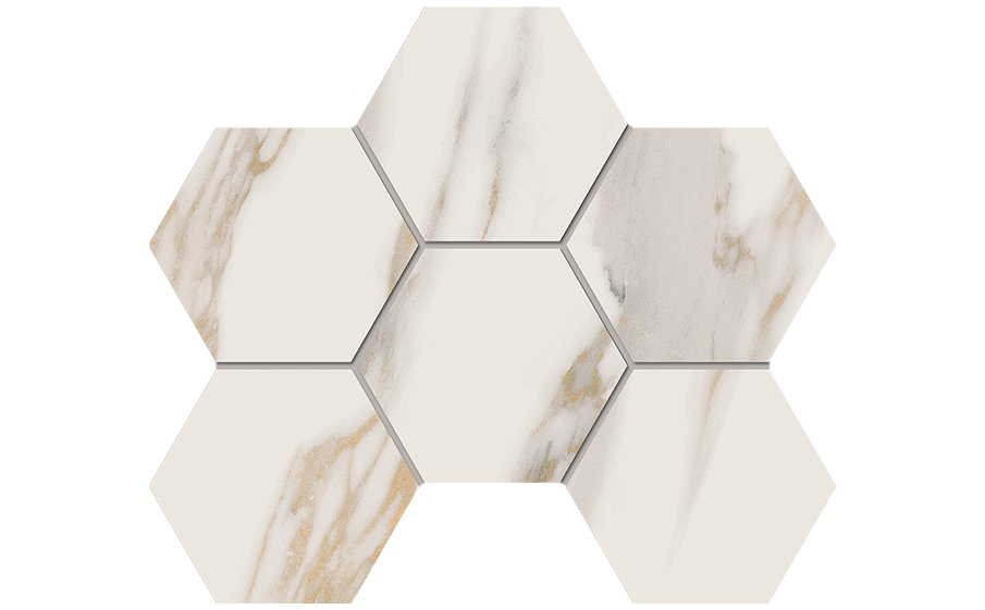 Мозаика Estima Гексагон/Hexagon Мирамаре/Miramare RM01, 285*250*10 мм