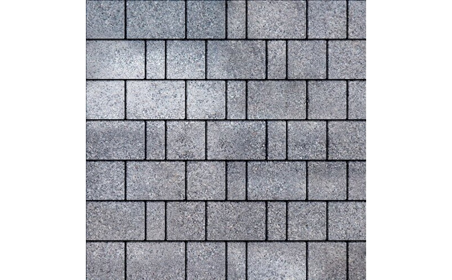 Плитка тротуарная SteinRus Bergamo А.6.Псм.4 Backwash, Ладога, толщина 40 мм
