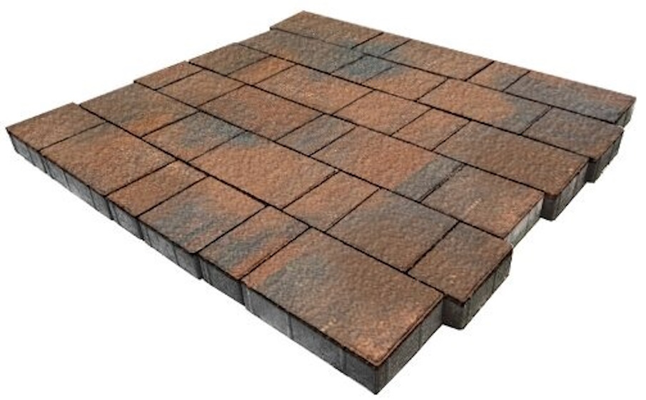 Плитка тротуарная SteinRus Новый город Б.7.Фсм.6, Old-age, ColorMix Штайнрус, толщина 60 мм