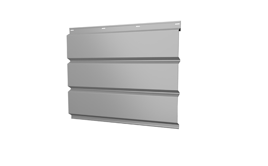 Софит металлический Grand Line без перфорации, сталь 0,5 мм Satin, RAL 9003 сигнальный белый