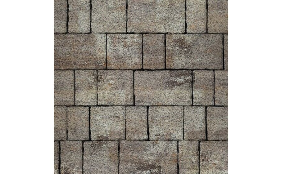 Плитка тротуарная SteinRus Старый город Б.2.Фсм.6, Native, ColorMix Берилл, толщина 60 мм