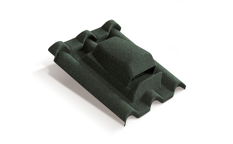 Вентиляционный выход Metrotile HV15-15 Gallo Dark green