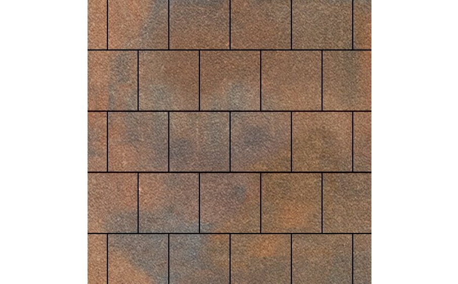 Плитка тротуарная SteinRus Валенсия Б.3.К.8 Native, ColorMix Штайнрус, 300*300*80 мм