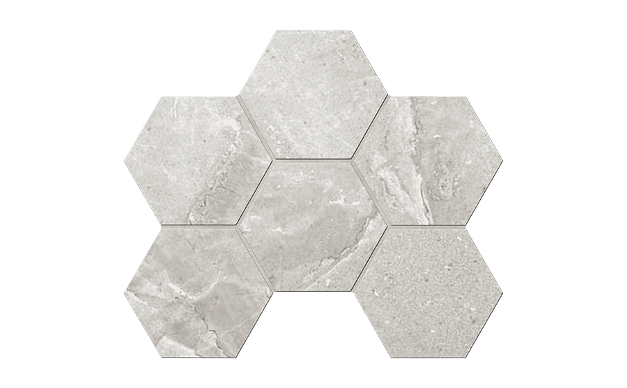Мозаика Гексагон/Hexagon Ametis Кайлас/Kailas KA01, неполированный, 285*250*10 мм