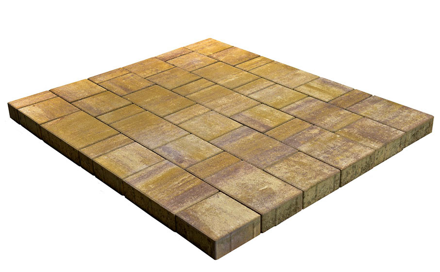 Плитка тротуарная BRAER Старый город Ландхаус Color Mix Степь, толщина 80 мм