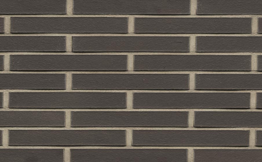 Кирпич клинкерный Westerwaelder Klinker Nr 05 Eisenschmelz Schwarzbraun, 290*60*40 мм
