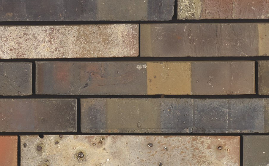 Кирпич облицовочный Terca Archipolis Cadet Zwart, 240*65*40 мм