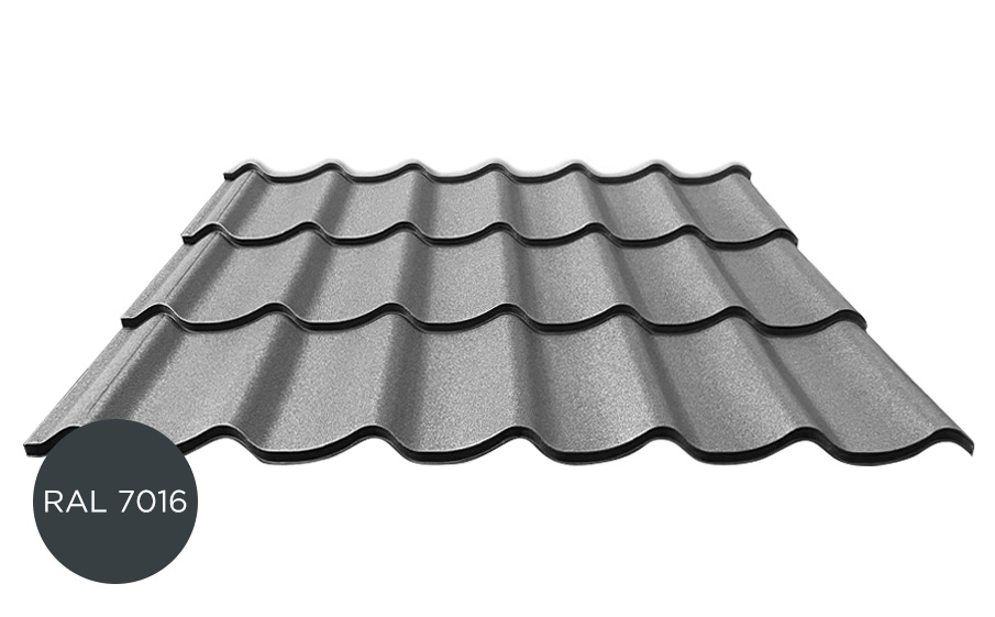 Профиль волновой ARMO, Rooftop Бархат (Zn275), RAL 7016
