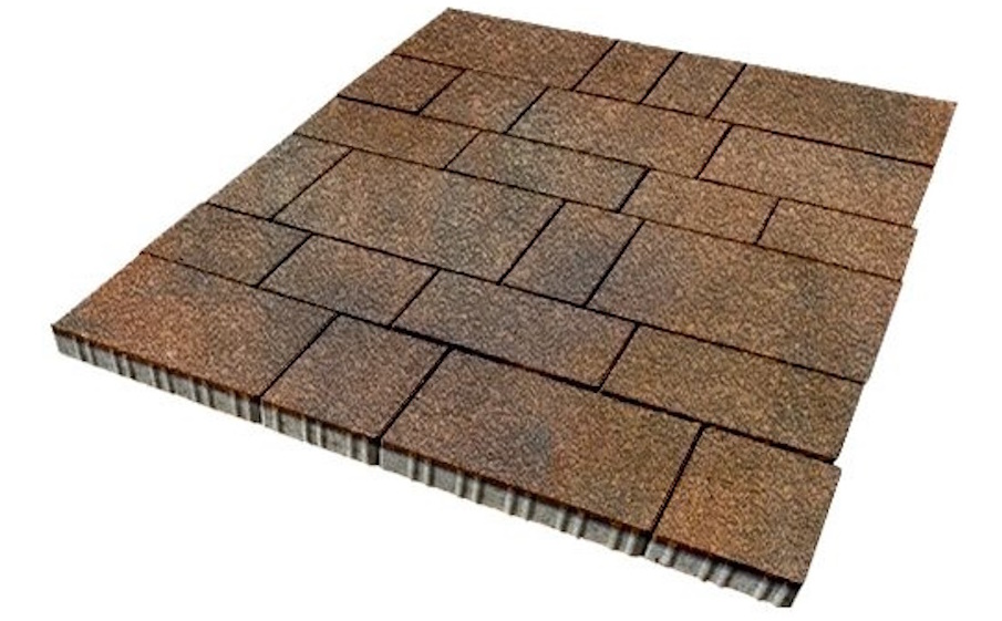 Плитка тротуарная SteinRus Инсбрук Тироль Б.4.Псм.6, Native, ColorMix Штайнрус, толщина 60 мм