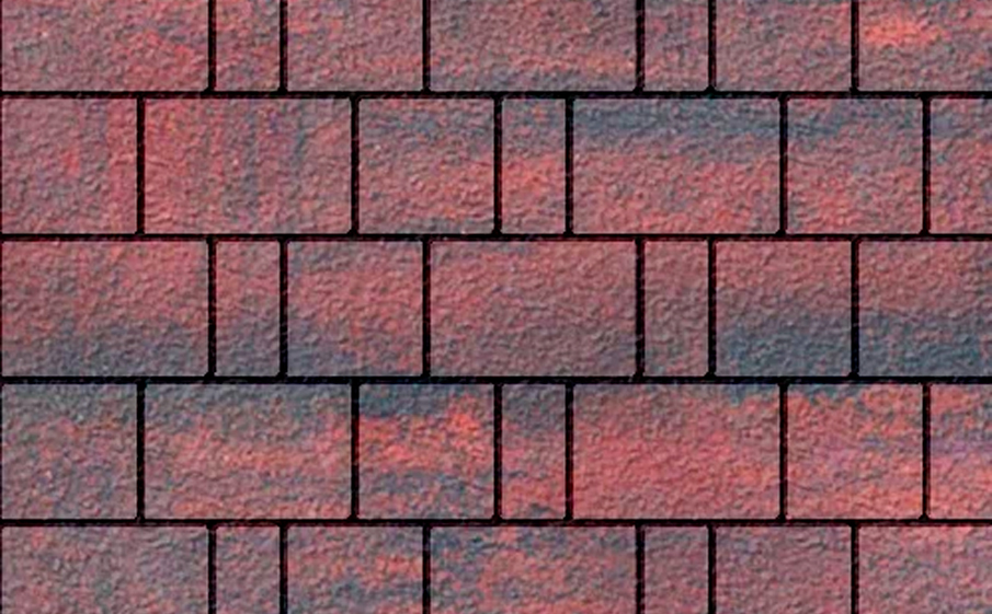 Плитка тротуарная SteinRus Бергамо А.6.Псм.4, Antico, ColorMix Рейнир, толщина 40 мм