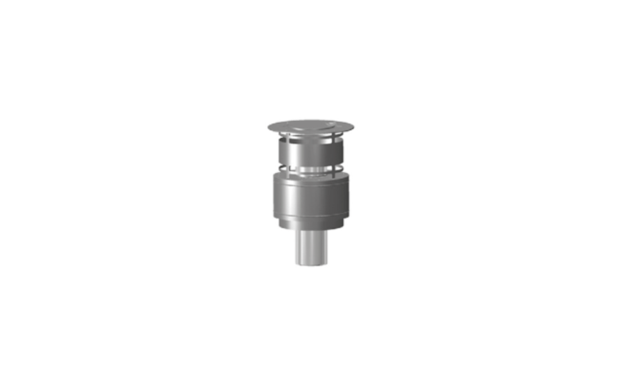 Конус с зонтиком Schiedel Permeter SMOOTH AIR 50, D 150 мм, черный