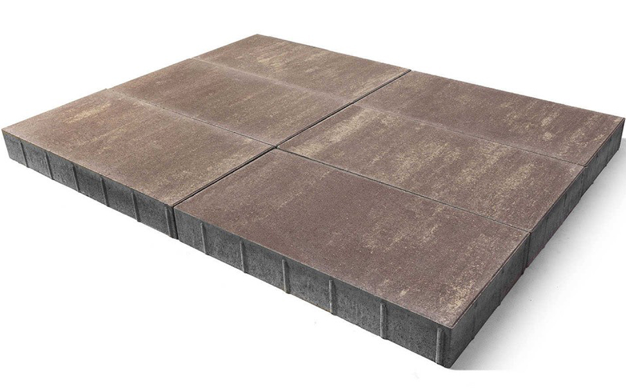Плитка тротуарная BRAER Сити Color Mix Эверест, 300*300*80 мм