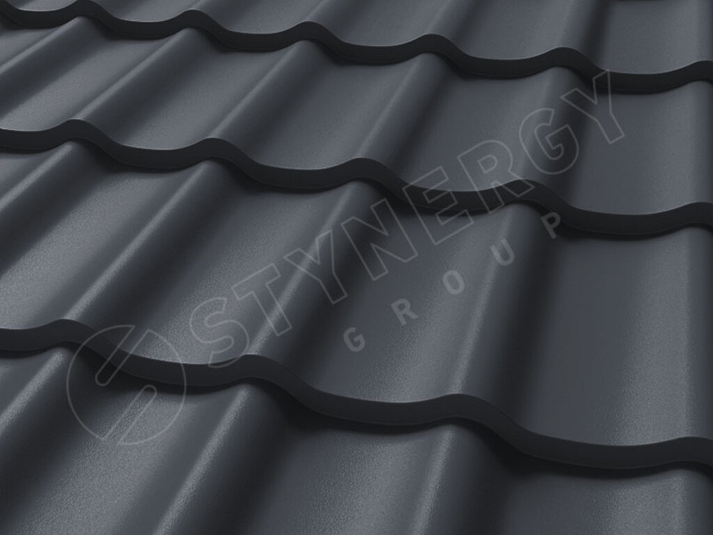 Металлочерепица Stynergy СМ Классик CORUNDUM50® матовый RAL 7024
