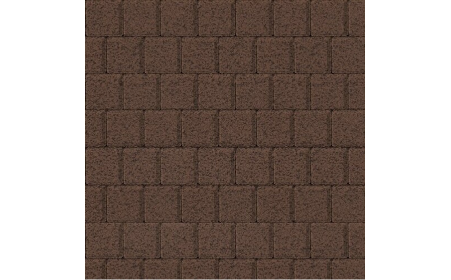 Плитка тротуарная SteinRus Квадрат малый Б.2.К.6, Native, коричневый, 100*100*60 мм
