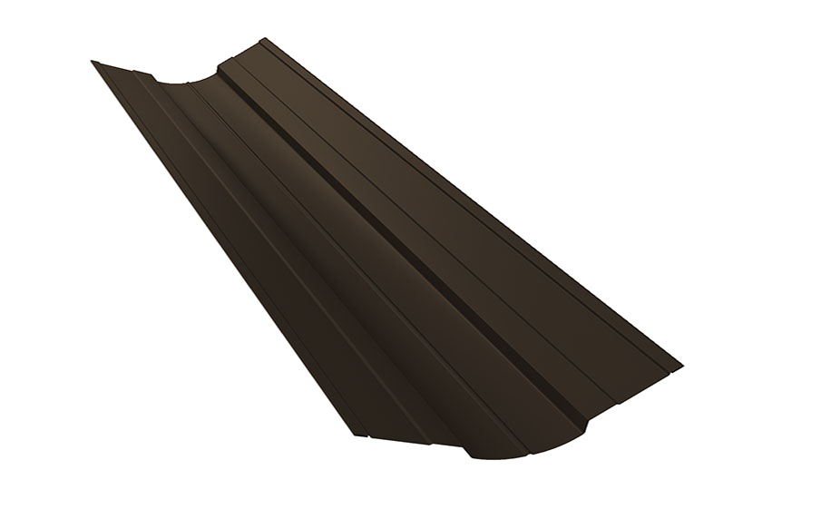 Планка ендовы верхней фигурной 70*70 мм Grand Line Satin Matt RR 32, 3 м
