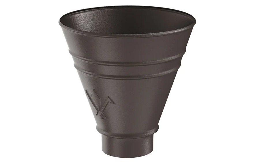 Воронка водосборная круглая Aquasystem PURAL MATT RR 32 для системы D 125/90