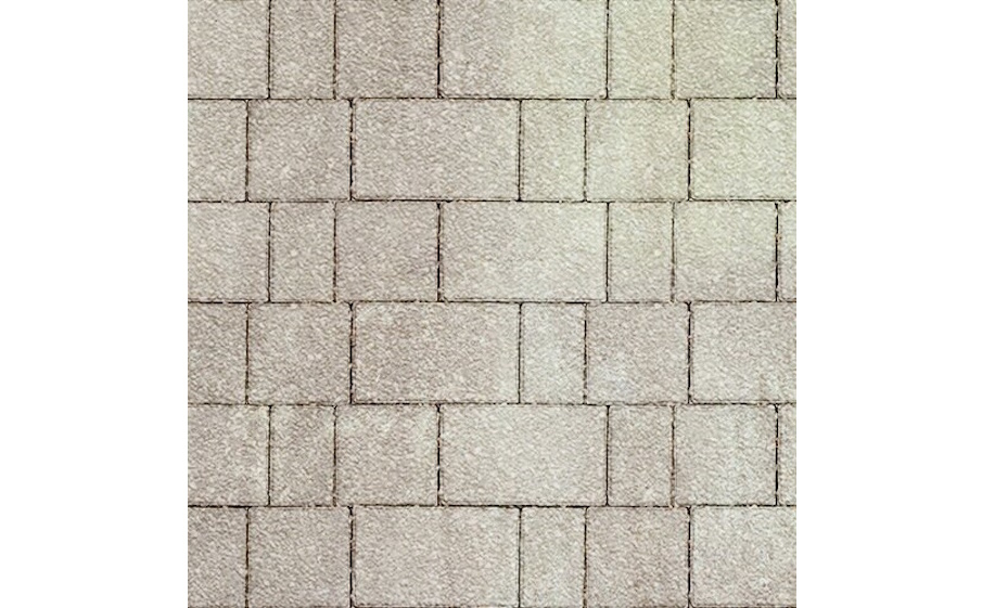 Плитка тротуарная SteinRus New City Street В.8.Псм.8, Native, ColorMix Оливин, толщина 80 мм