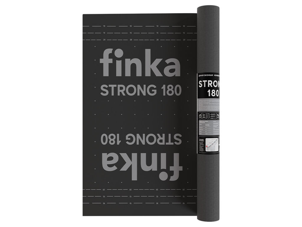 Диффузионная мембрана Finka Strong 180, 1,5*50 м, плотность 180 гр/м2