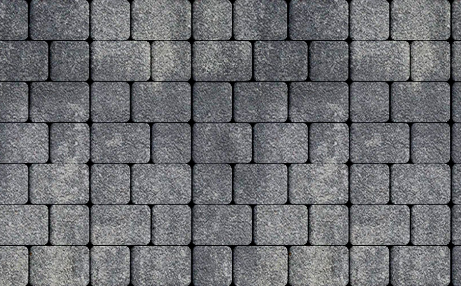 Плитка тротуарная SteinRus, Инсбрук Альт Дуо А.3(С).Фсм.4, Native, ColorMix Актау, толщина 40 мм