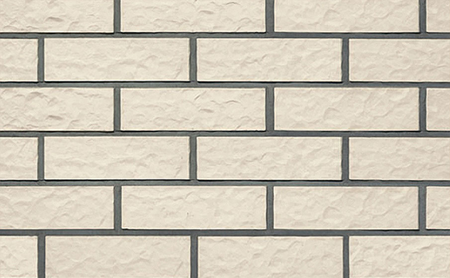Клинкерная плитка под кирпич Roben Montblanc Perlweiss рельефная, 240*71*14 мм