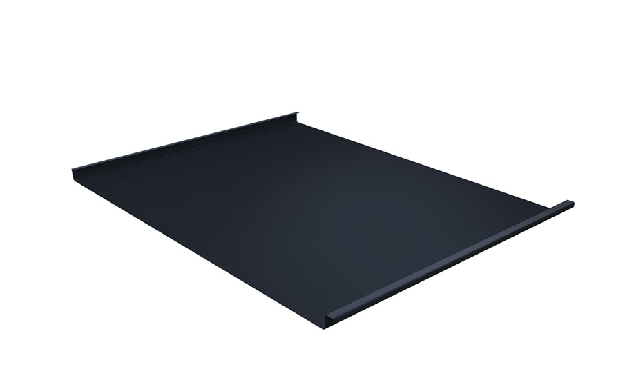 Двойной стоячий фальц Grand Line Satin RAL 7024 мокрый асфальт
