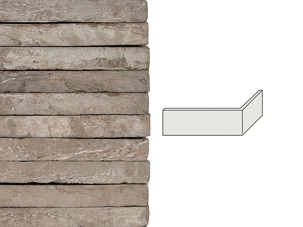 Кирпич угловой ригельный S.Anselmo Corso LOBF Selmo, 450/100*50*40 мм