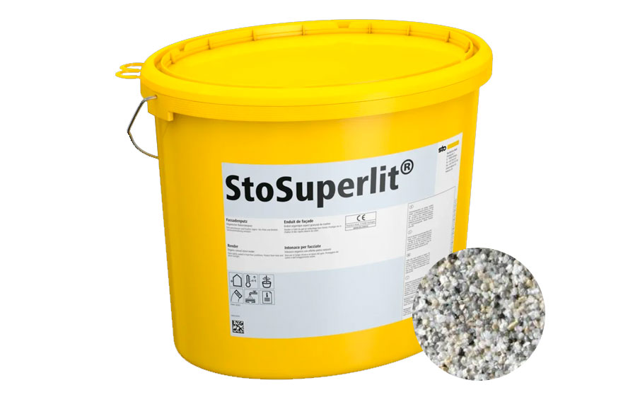 Декоративная штукатурка из натурального камня Sto-Superlit K 2,0, цвет 414, 23 кг