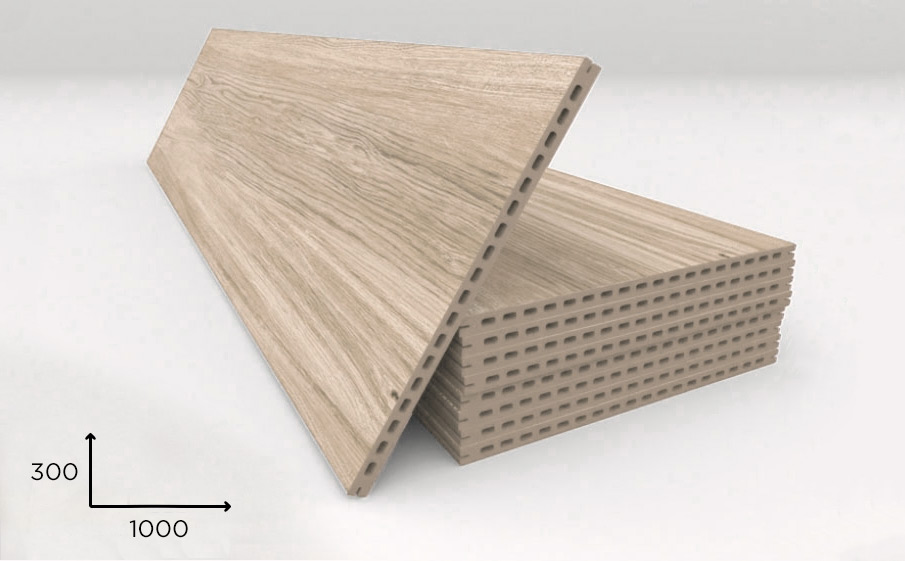 Керамогранитная плита Faveker GA20 для НФС, Ordesa Beige, 1000*300*20 мм