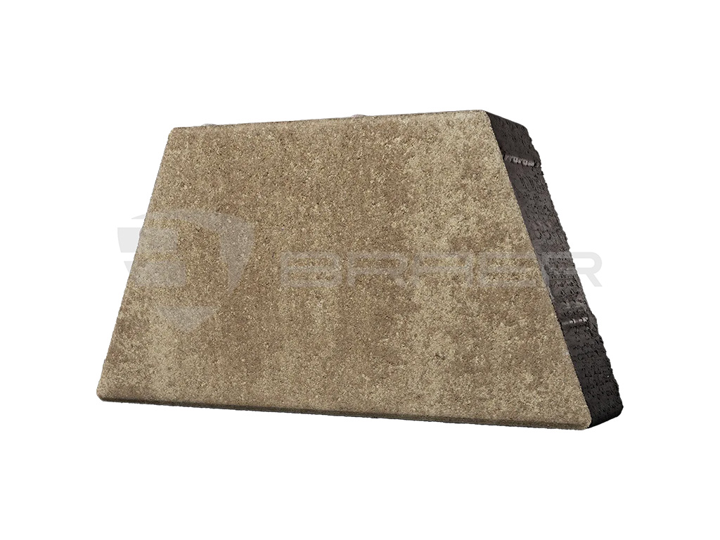 Плитка тротуарная BRAER Трапеция Color Mix Миндаль, 360/156*180*60 мм