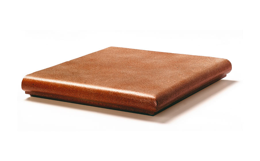 Клинкерная угловая ступень-флорентинер Gres Aragon Esmaltados Classic Albany Teka 330*330*18(53) мм