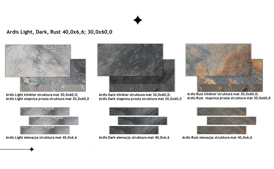 Клинкерная напольная плитка Paradyz Ardis Rust, 600*300*8,5 мм
