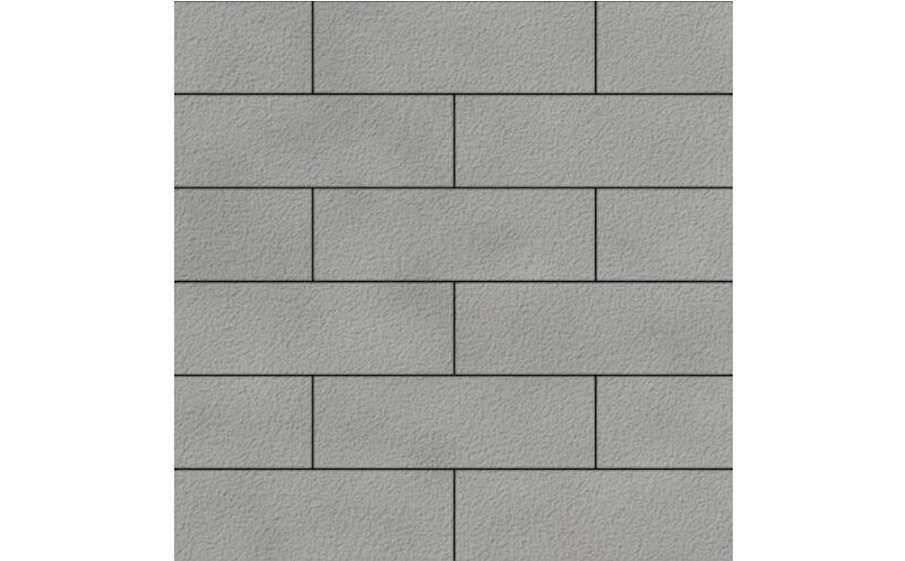 Плитка тротуарная SteinRus, Гранада Б.7.П.8 Native, серый, 600*200*80 мм
