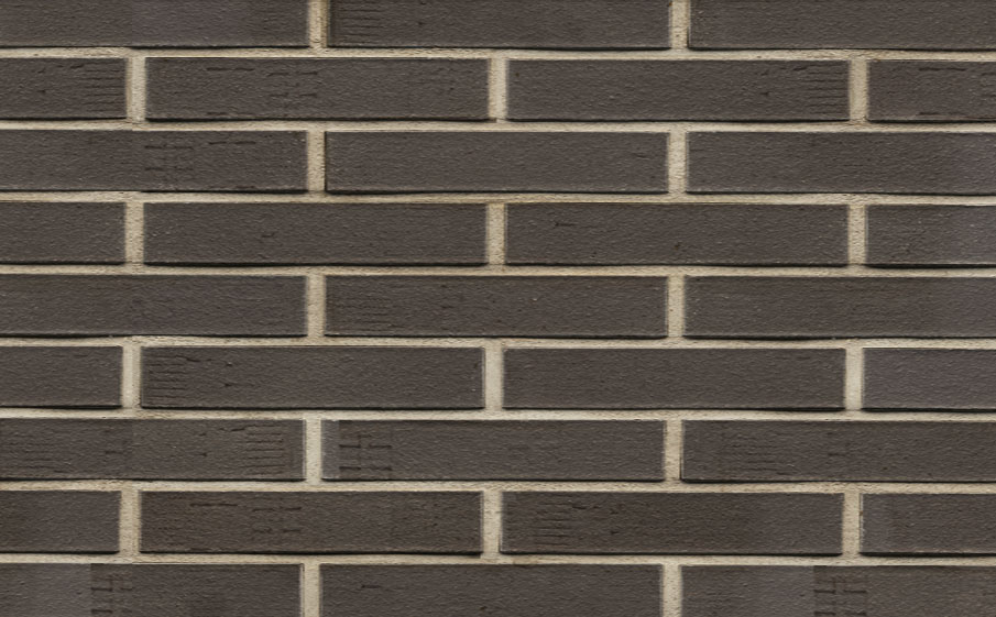 Кирпич клинкерный Westerwaelder Klinker Nr 05F Eisenschmelz Schwarzbraun Fuss., 290*90*52 мм