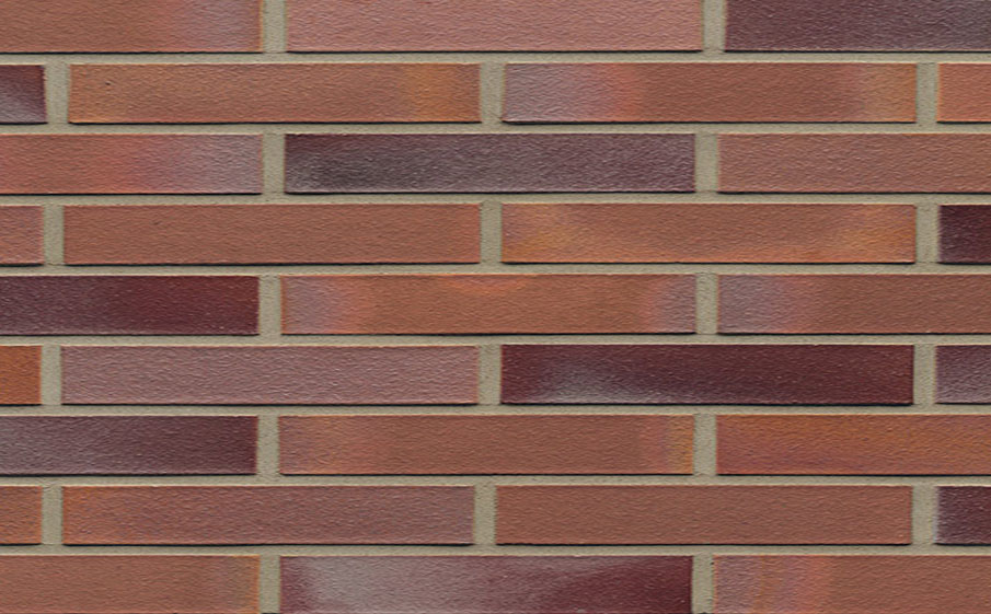 Кирпич клинкерный Westerwaelder Klinker Nr 14 Rotblau-bunt, 290*60*40 мм