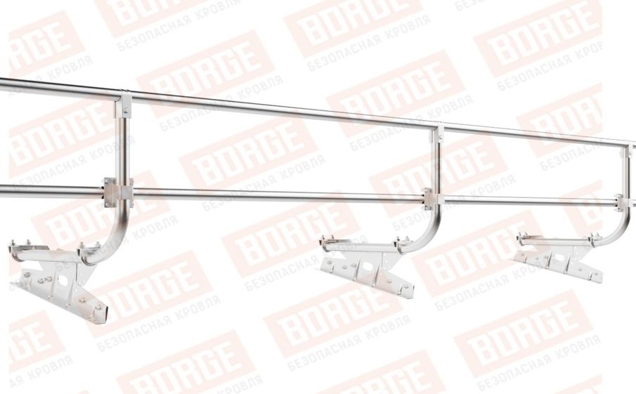 Кровельное ограждение Borge для фальцевой кровли оцинкованное, 300*60 см