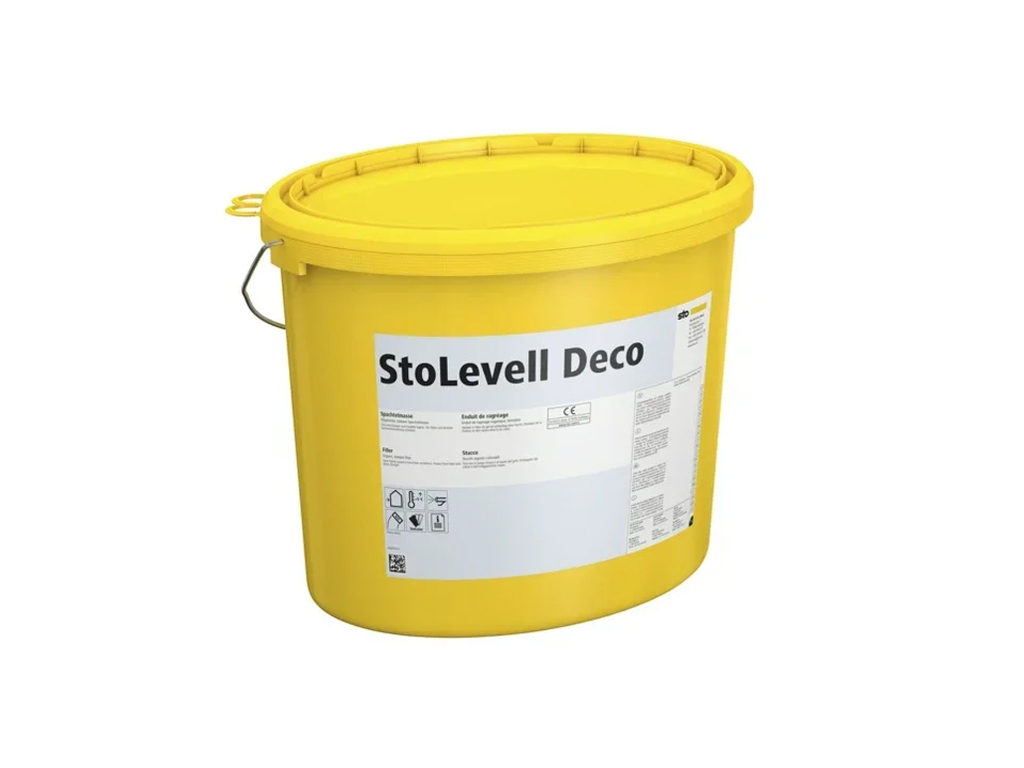 Шпаклевка финишная StoLevell Deco weiss, белая, 25 кг